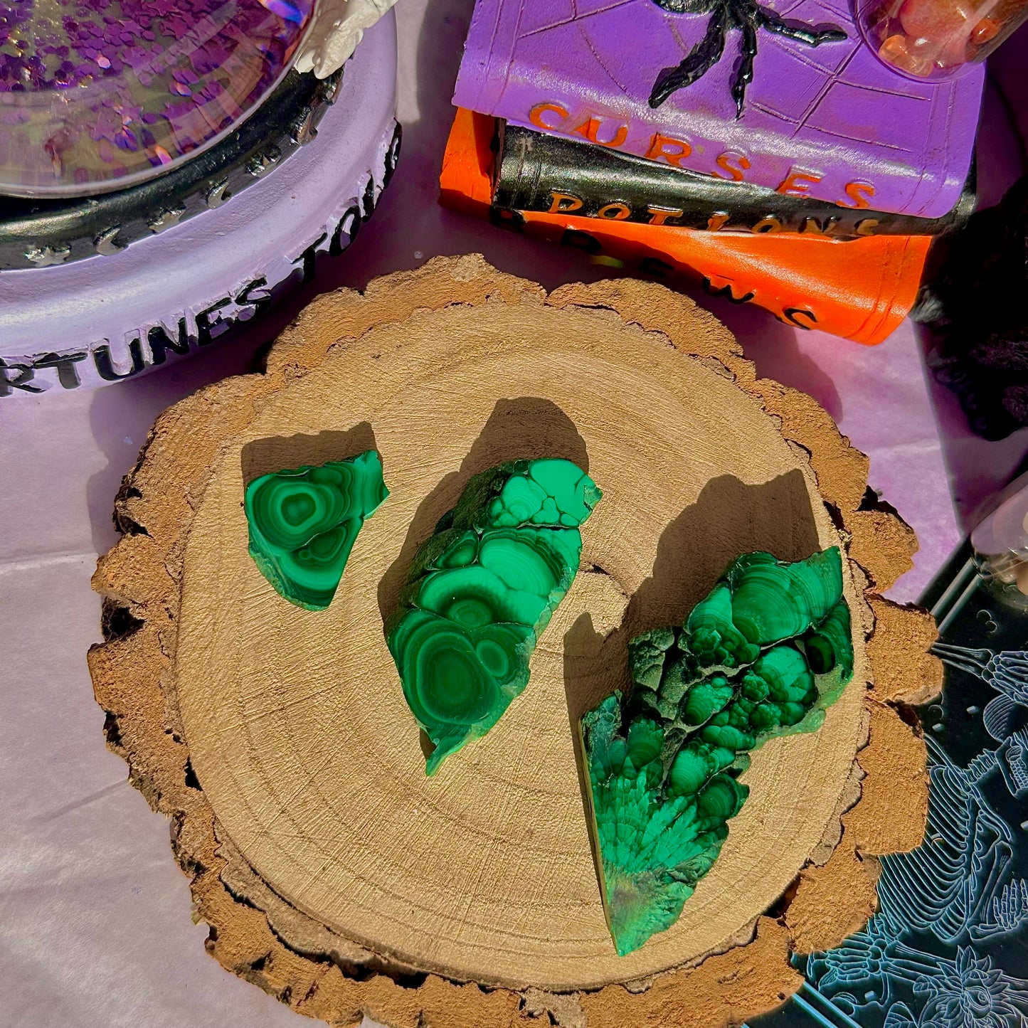 dalles de malachite ~ choisissez la vôtre