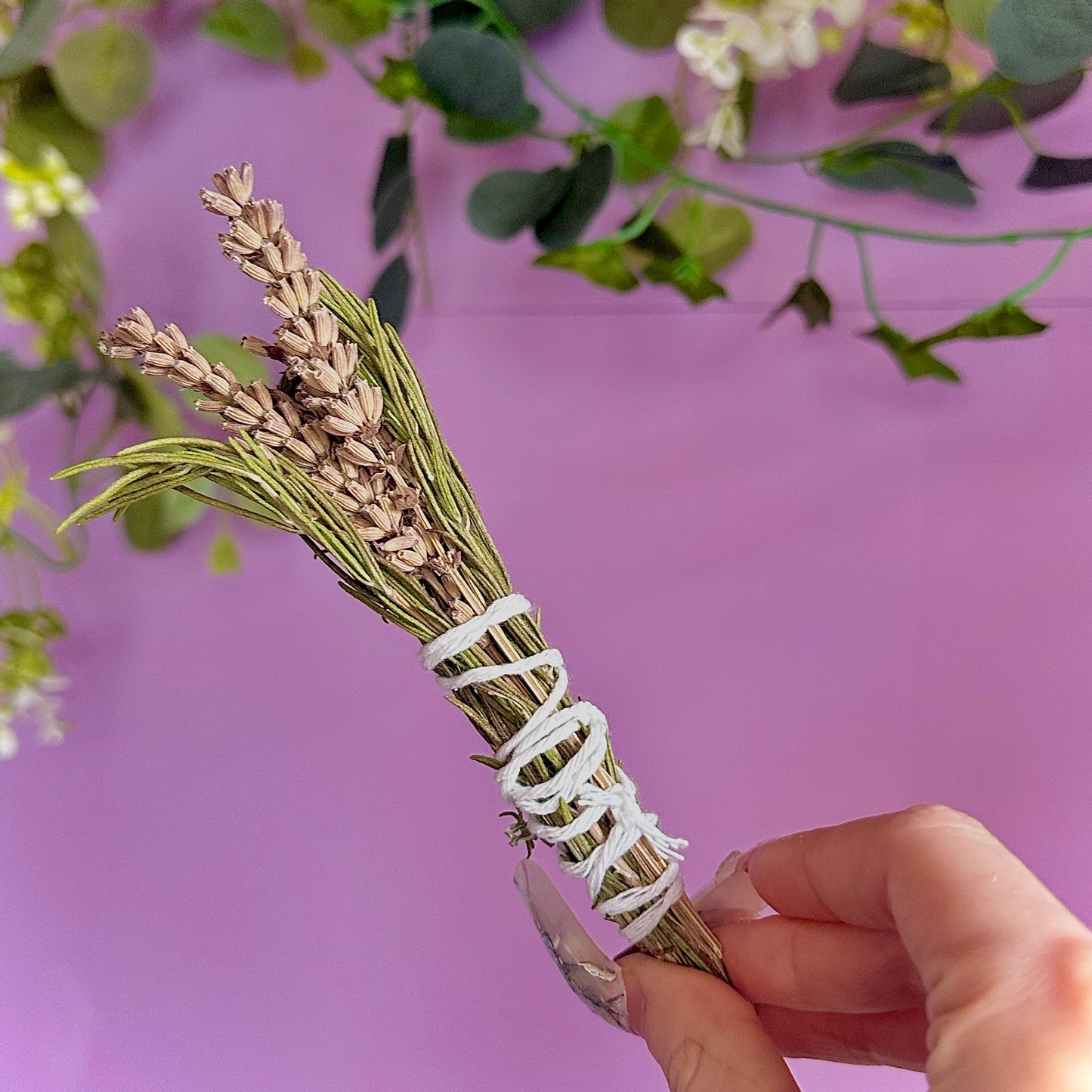 handmade herbal cleansing wands
