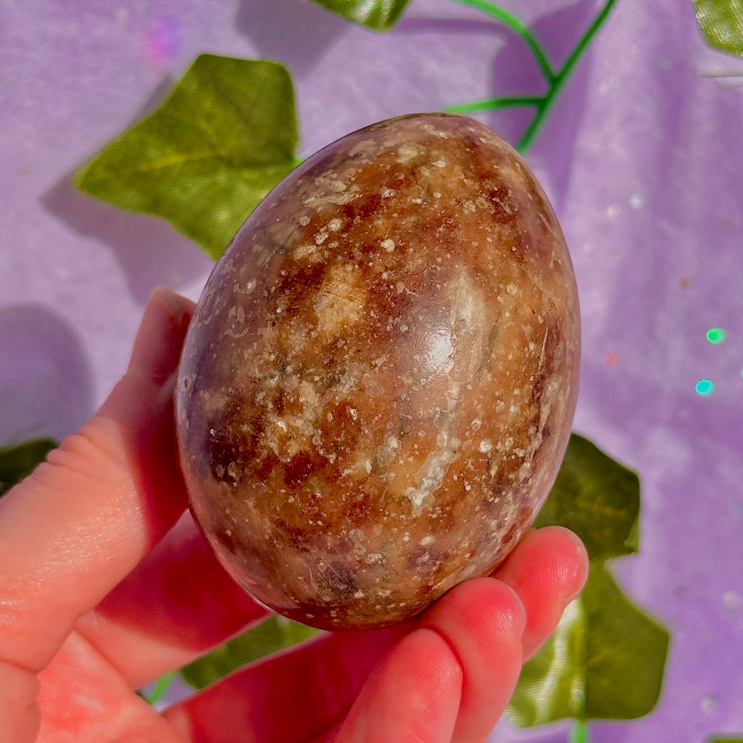 chocolate calcite egg carving