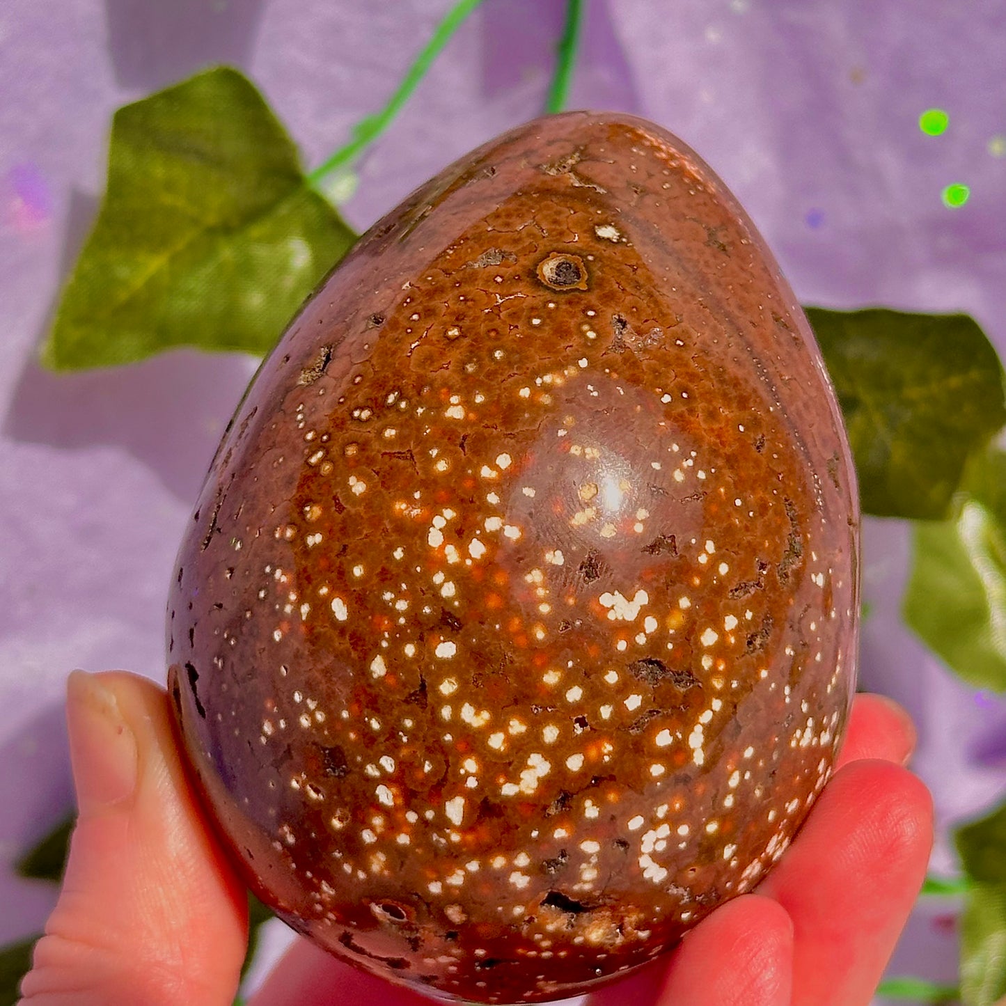 sea jasper big egg carving