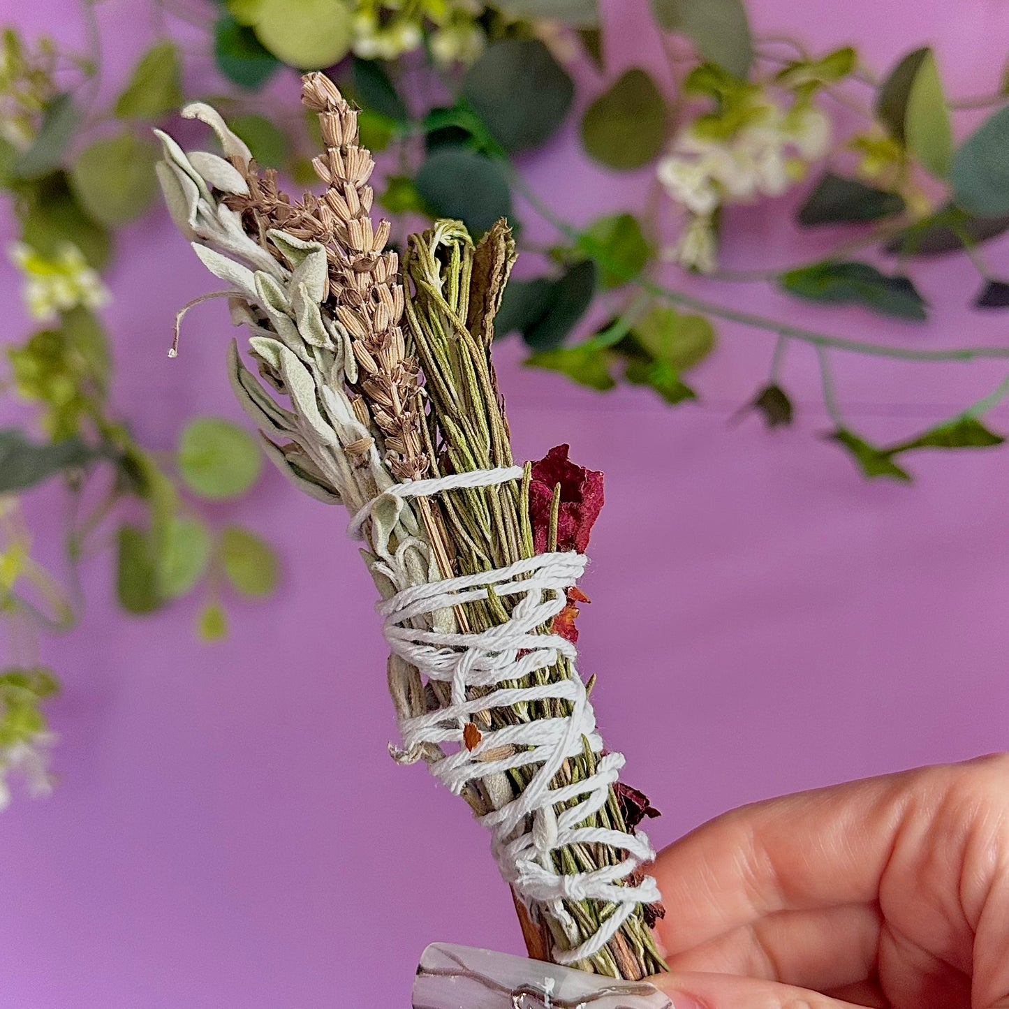 handmade herbal cleansing wands