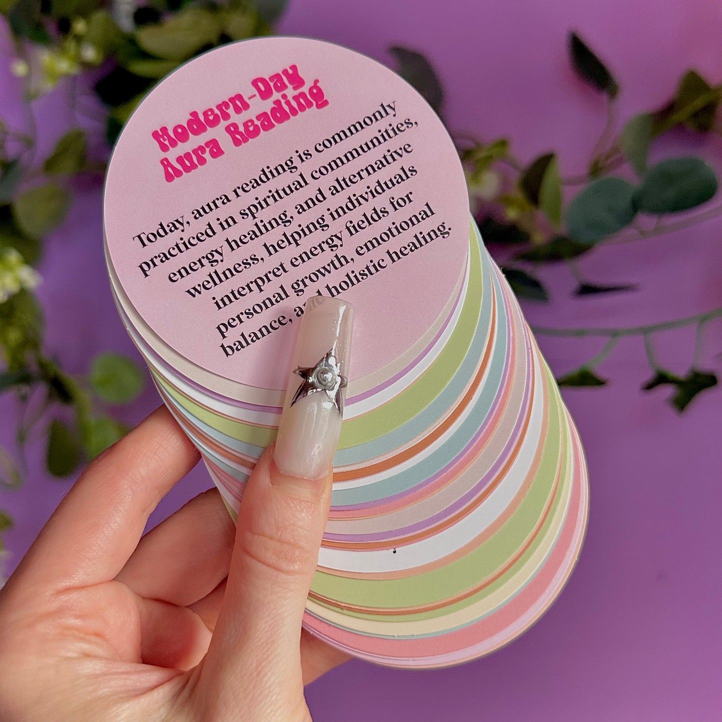 aura reading cards