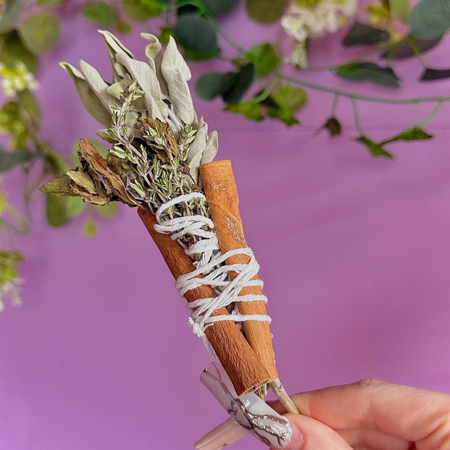 handmade herbal cleansing wands