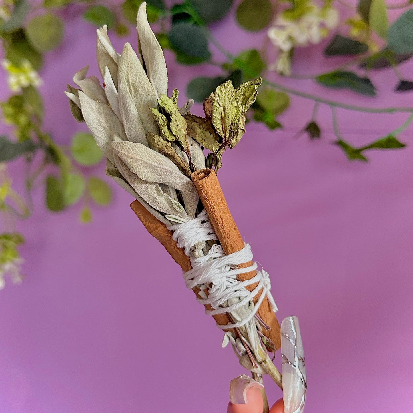 handmade herbal cleansing wands