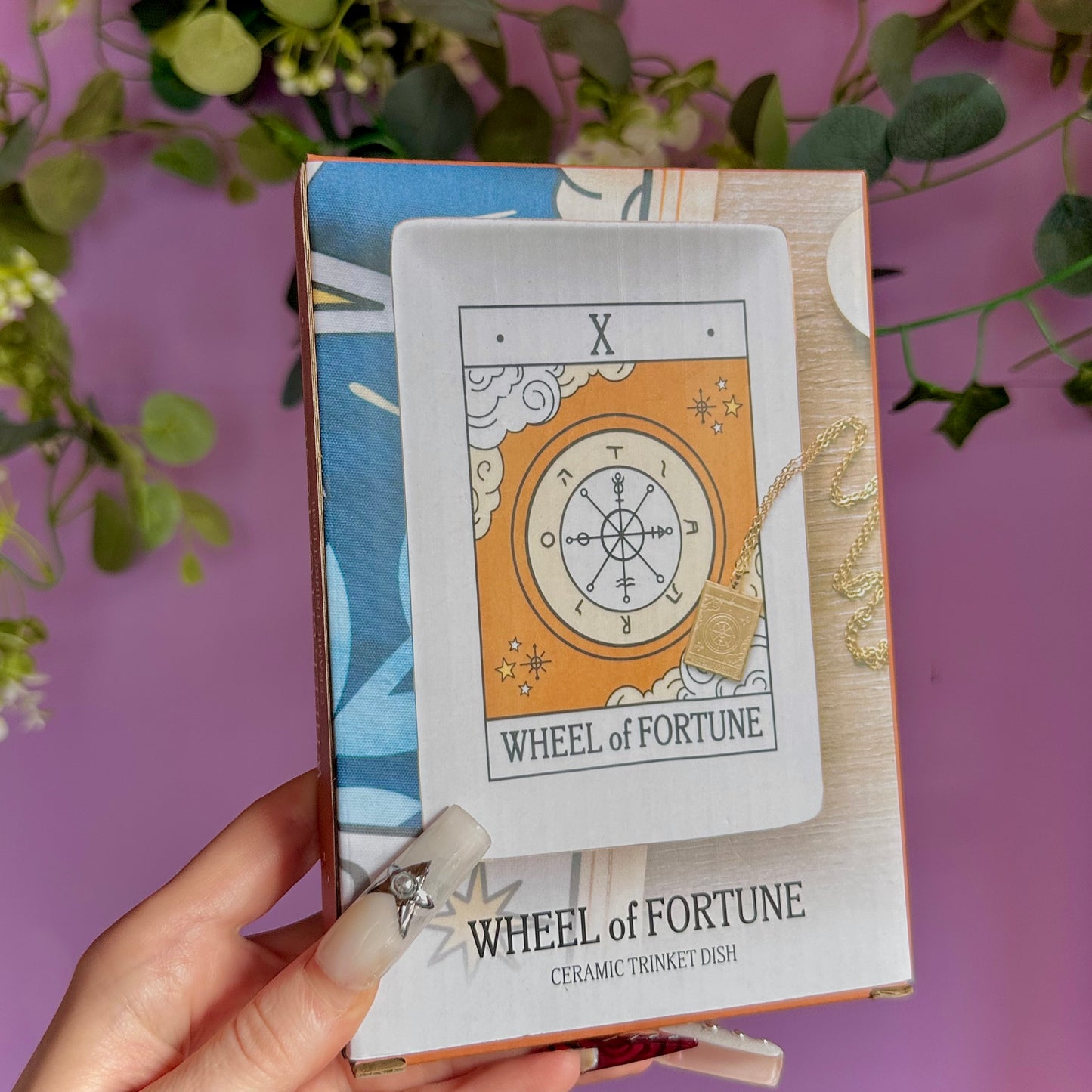 the wheel of fortune vintage tarot trinket dish