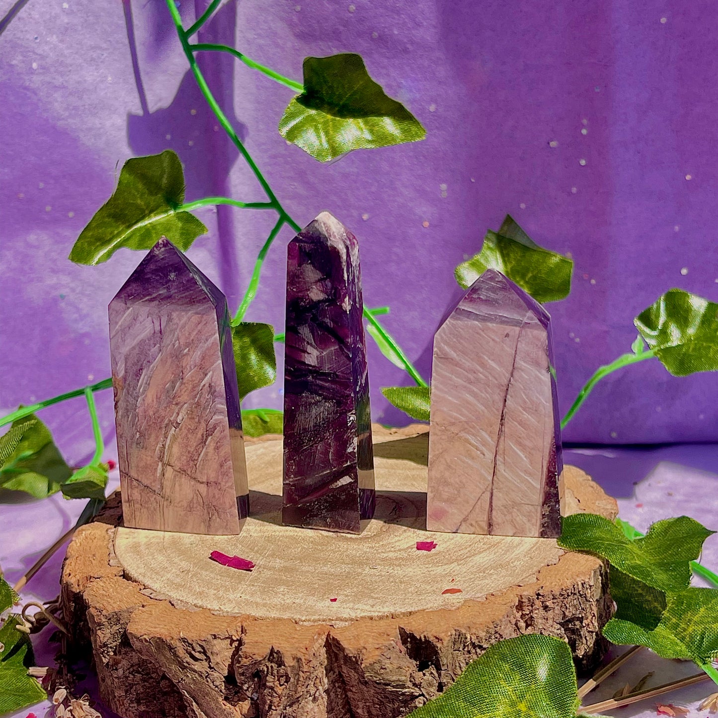 lepidolite towers ~ intuitively chosen