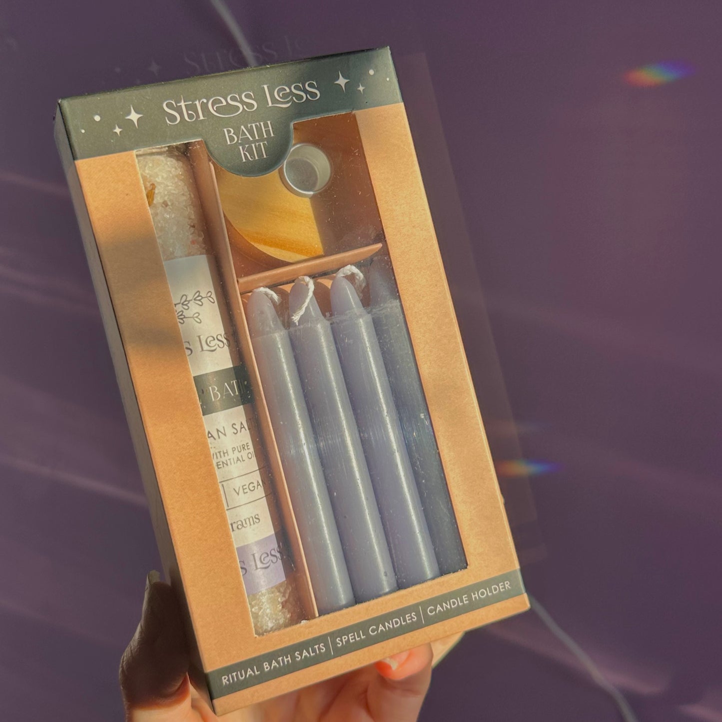 stress less magick herbal ritual bath kit