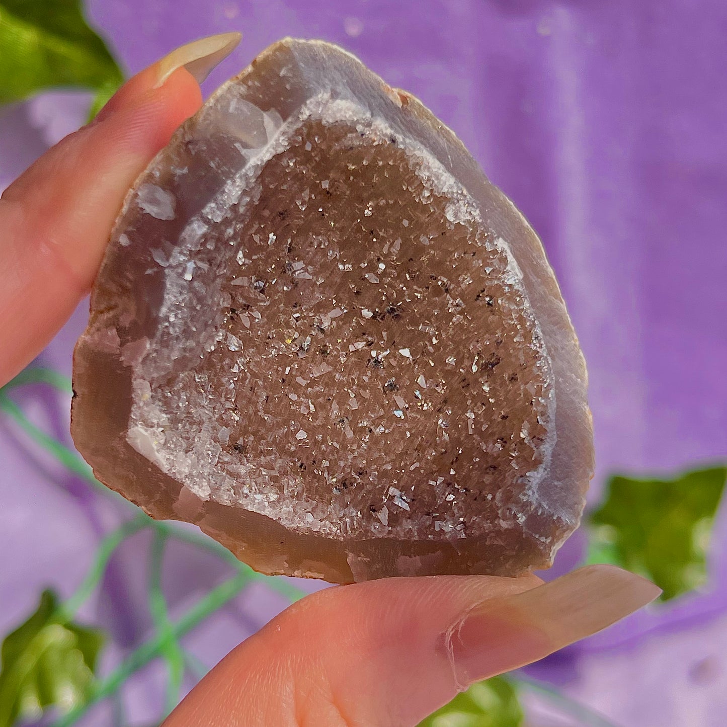 druzy agate geodes C1-5