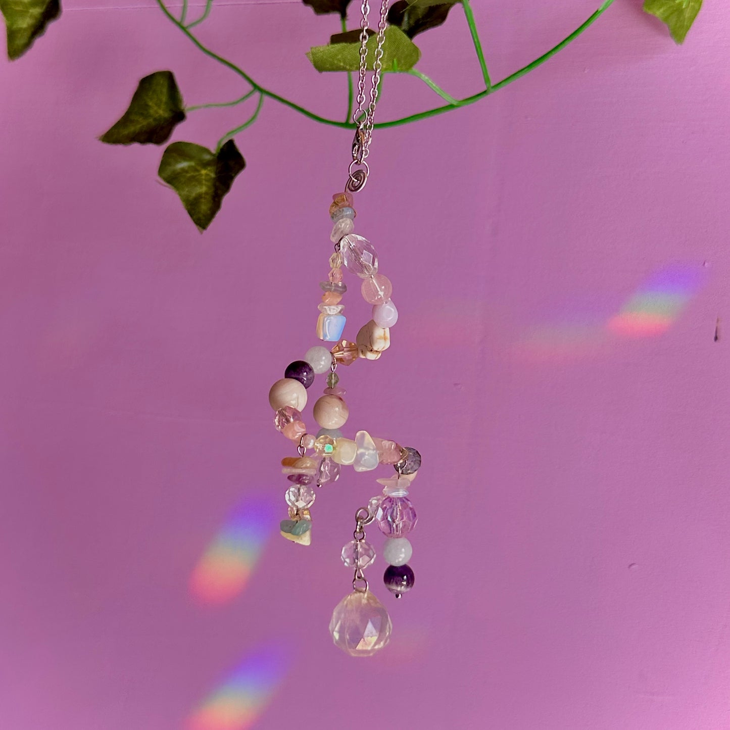 pastel spiral suncatcher