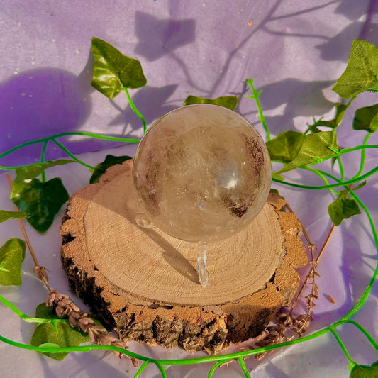 garden quartz sphere ~ 382g