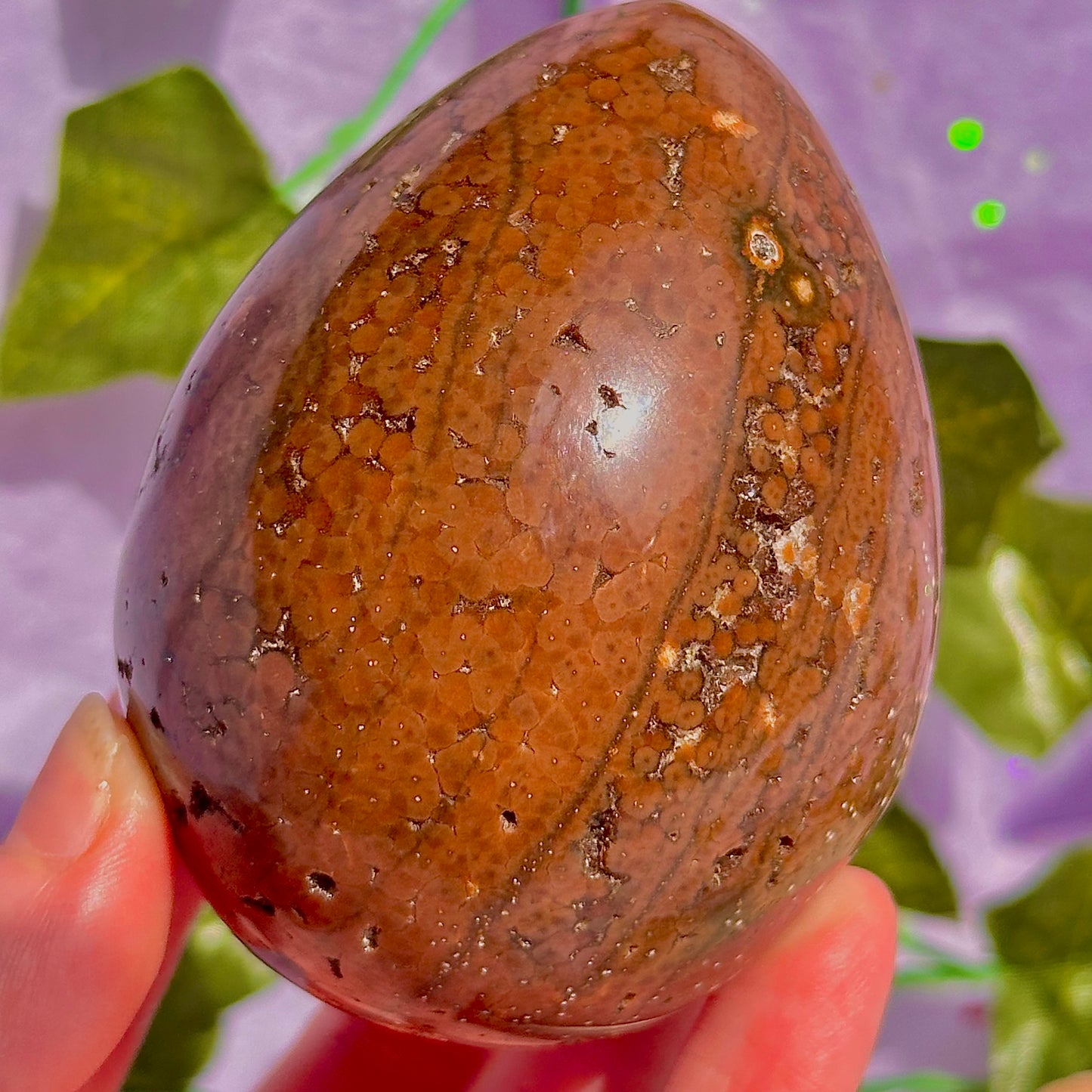 sea jasper big egg carving