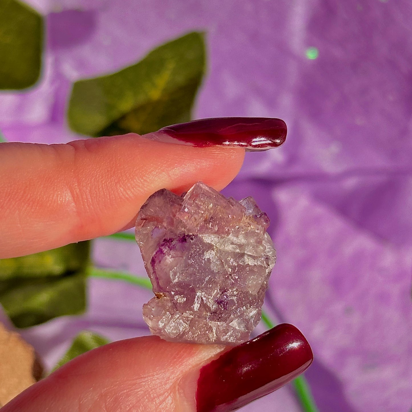 stalactitic UV cubic fluorite cluster specimen ~ choose your own