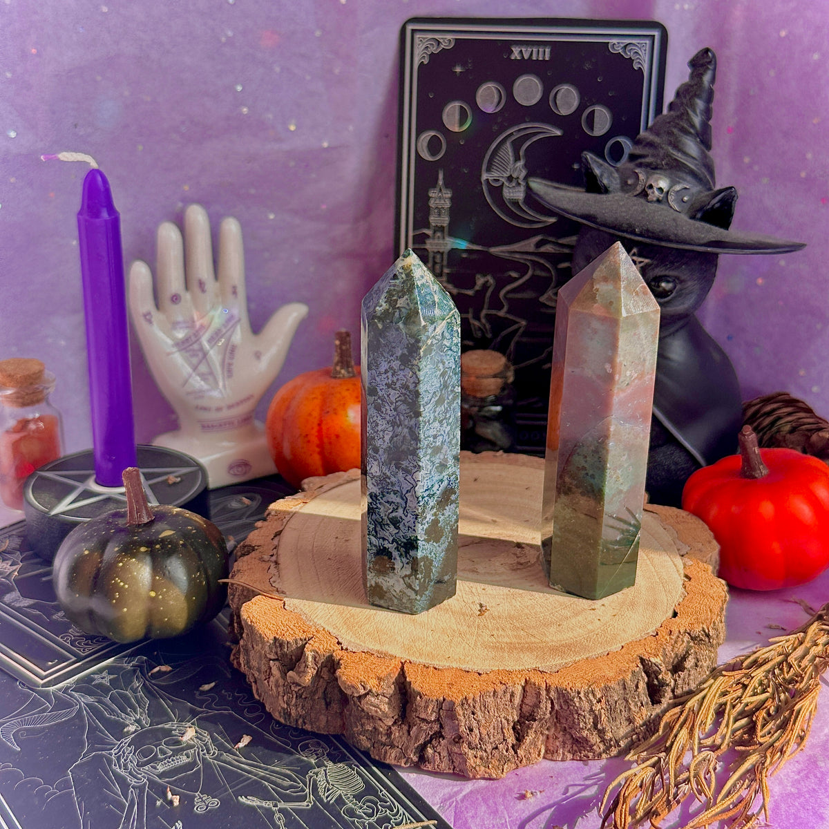 moss agate towers ~ choose your own