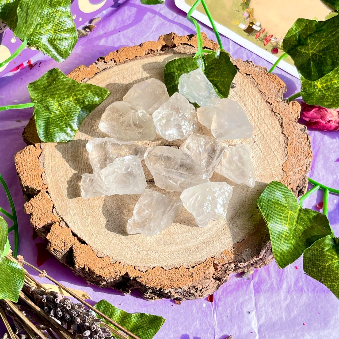 raw/rough mini clear quartz