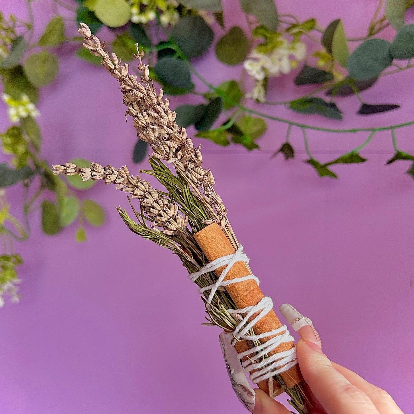 handmade herbal cleansing wands