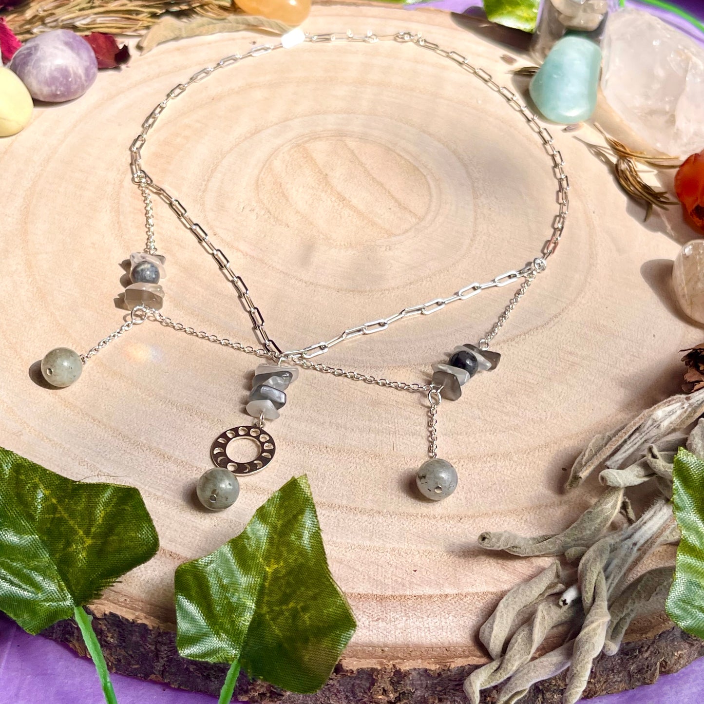 going through phases necklace