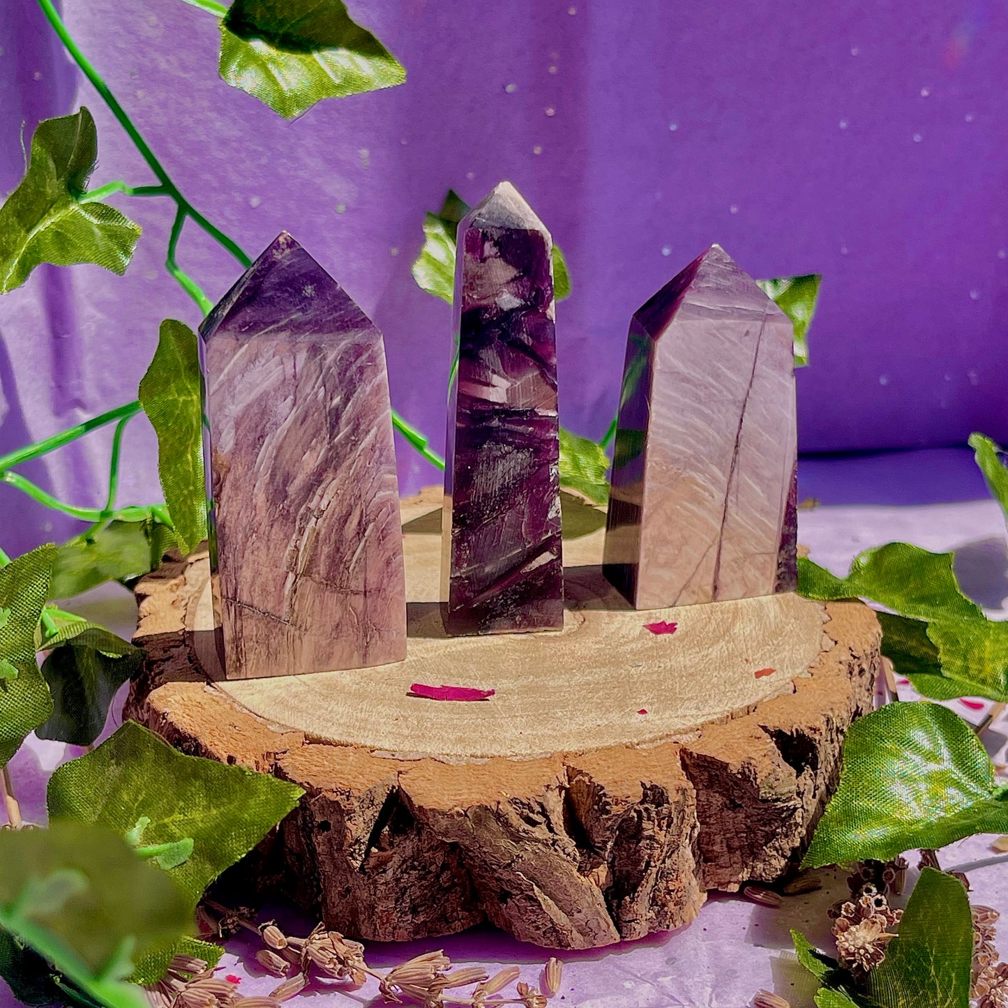 lepidolite towers ~ intuitively chosen