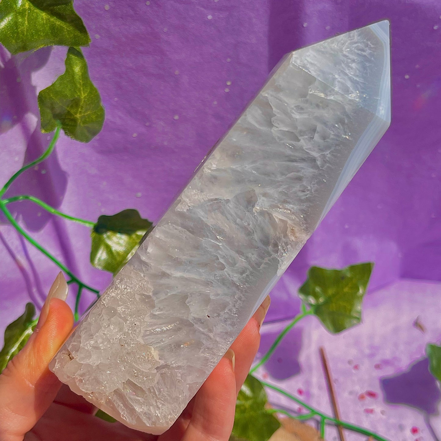druzy agate tower