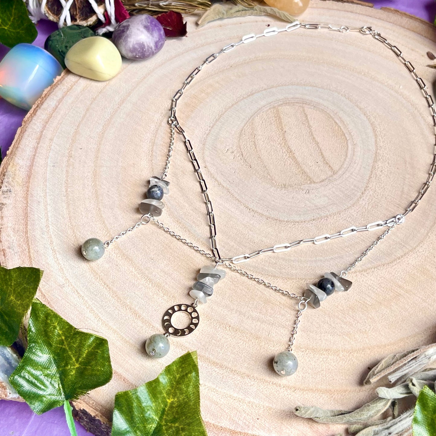 going through phases necklace