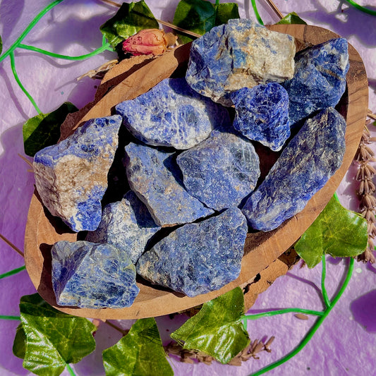raw/rough sodalite