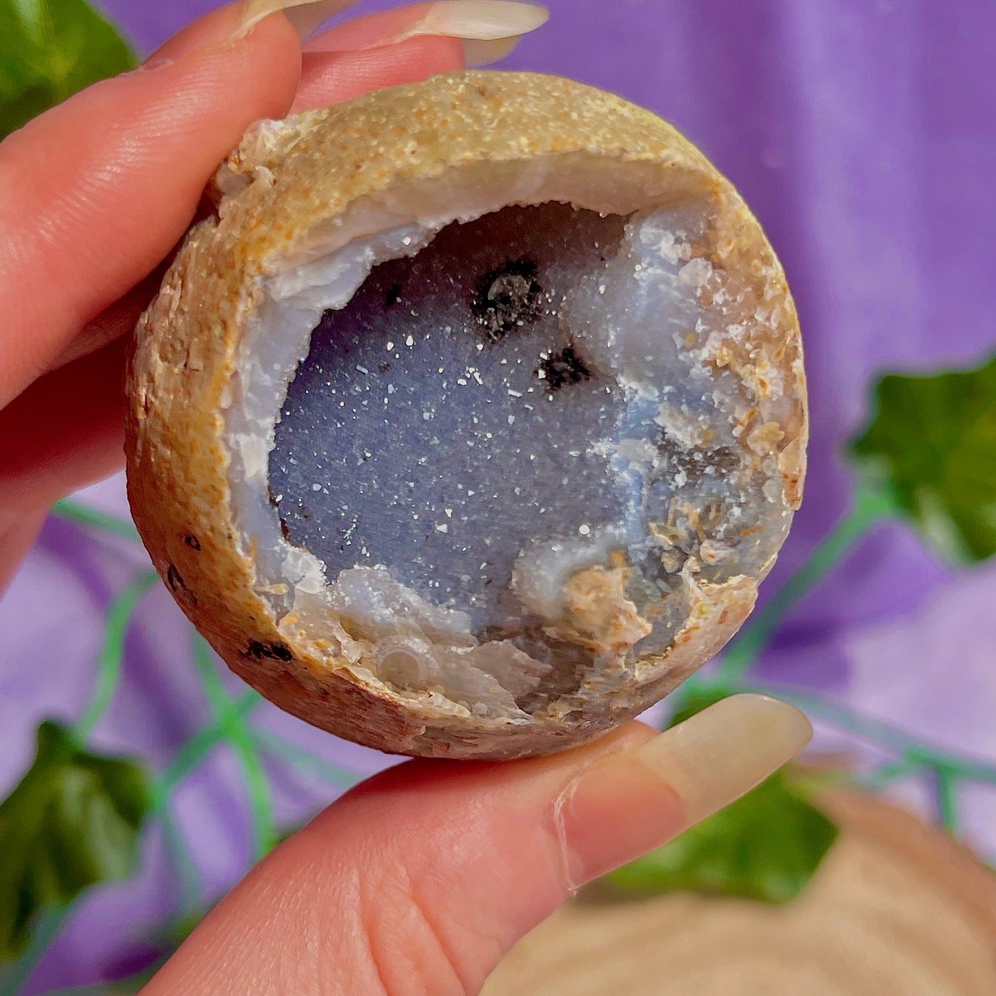 druzy agate geodes B1-5