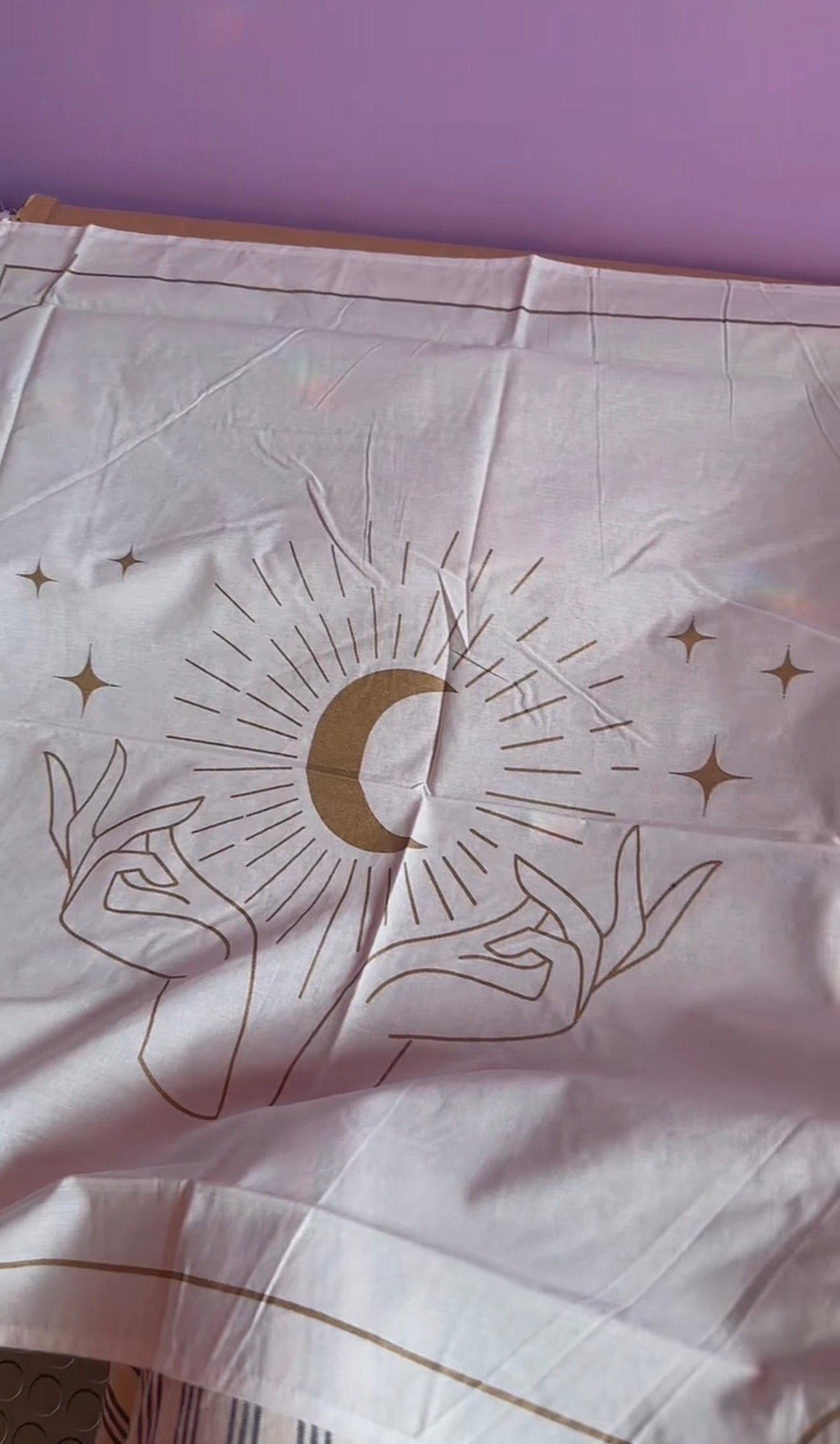 mystical hands cotton altar cloth