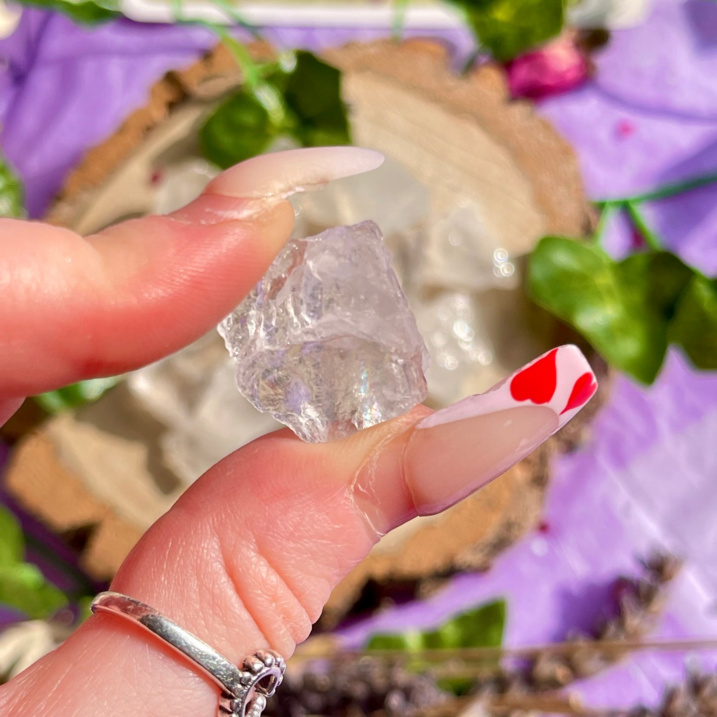 raw/rough mini clear quartz