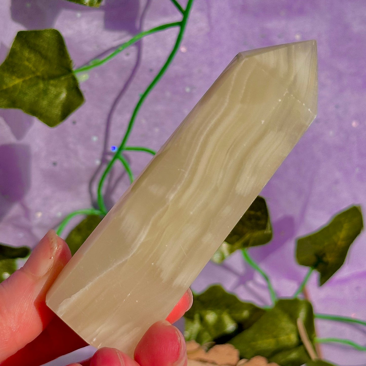 green towers ~ green fuchsite & banded calcite/onyx ~ choose your own