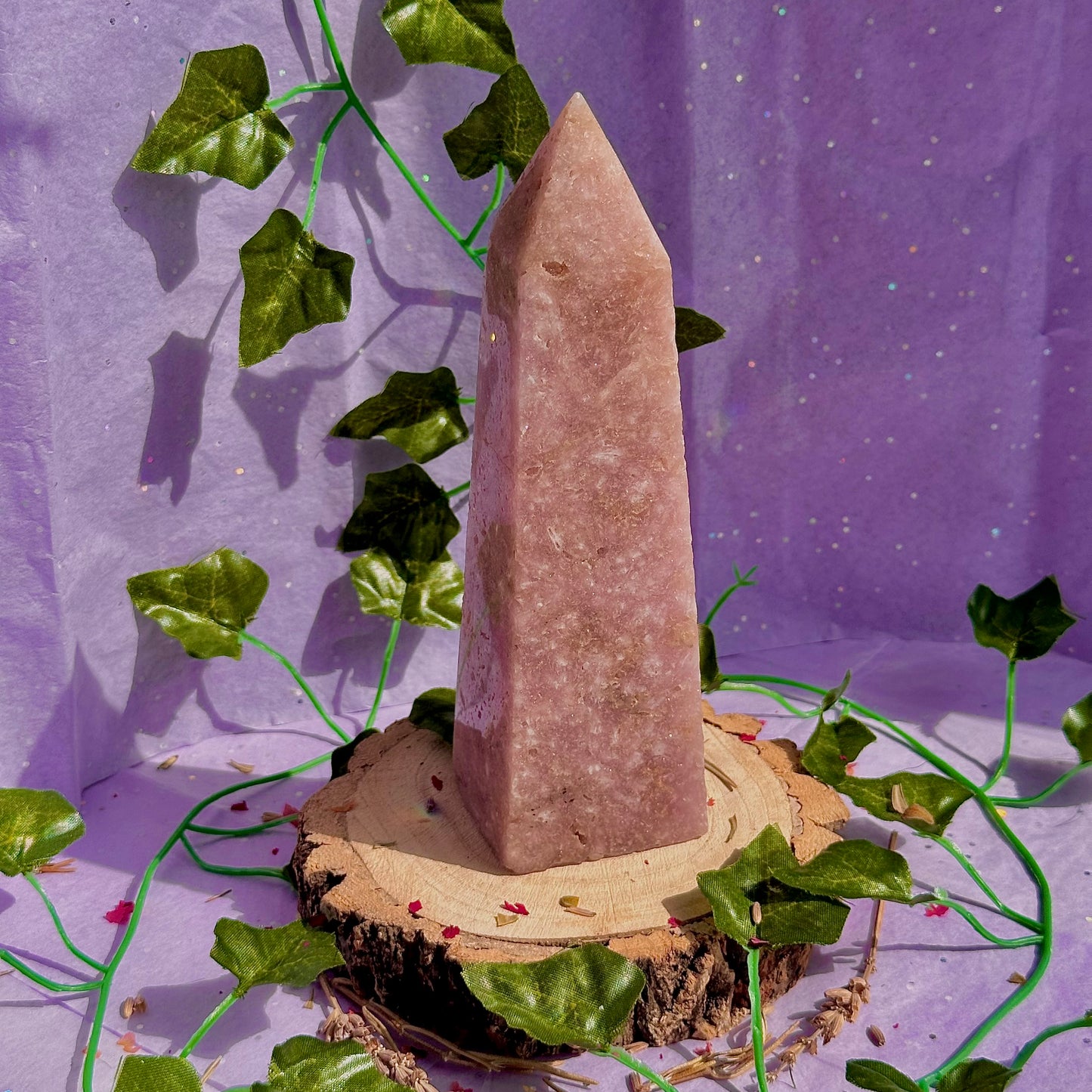 pink amethyst tower