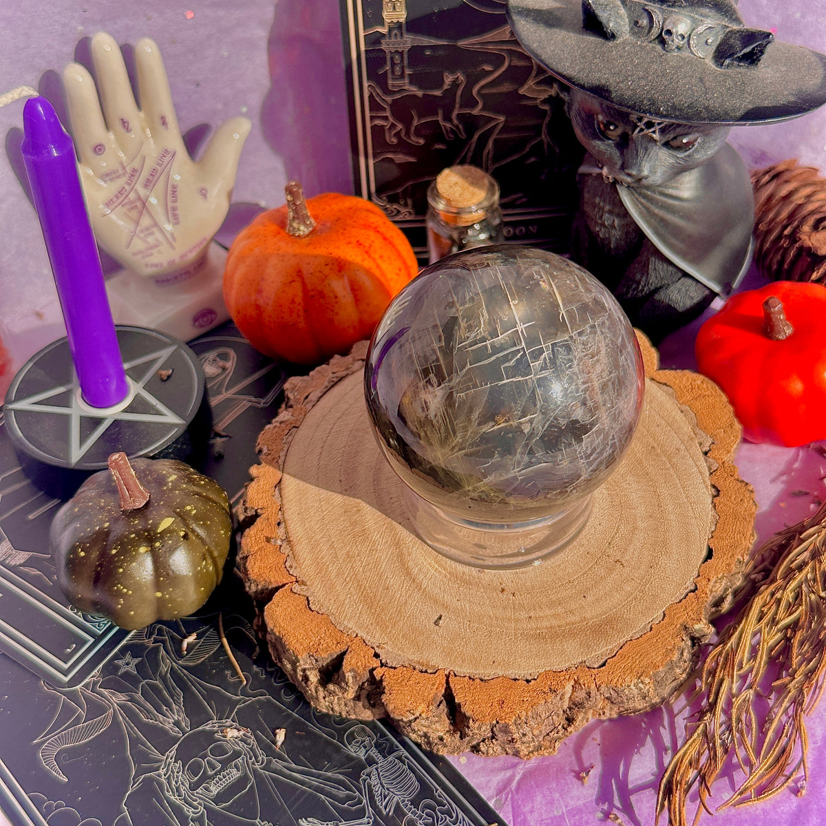 black moonstone sphere