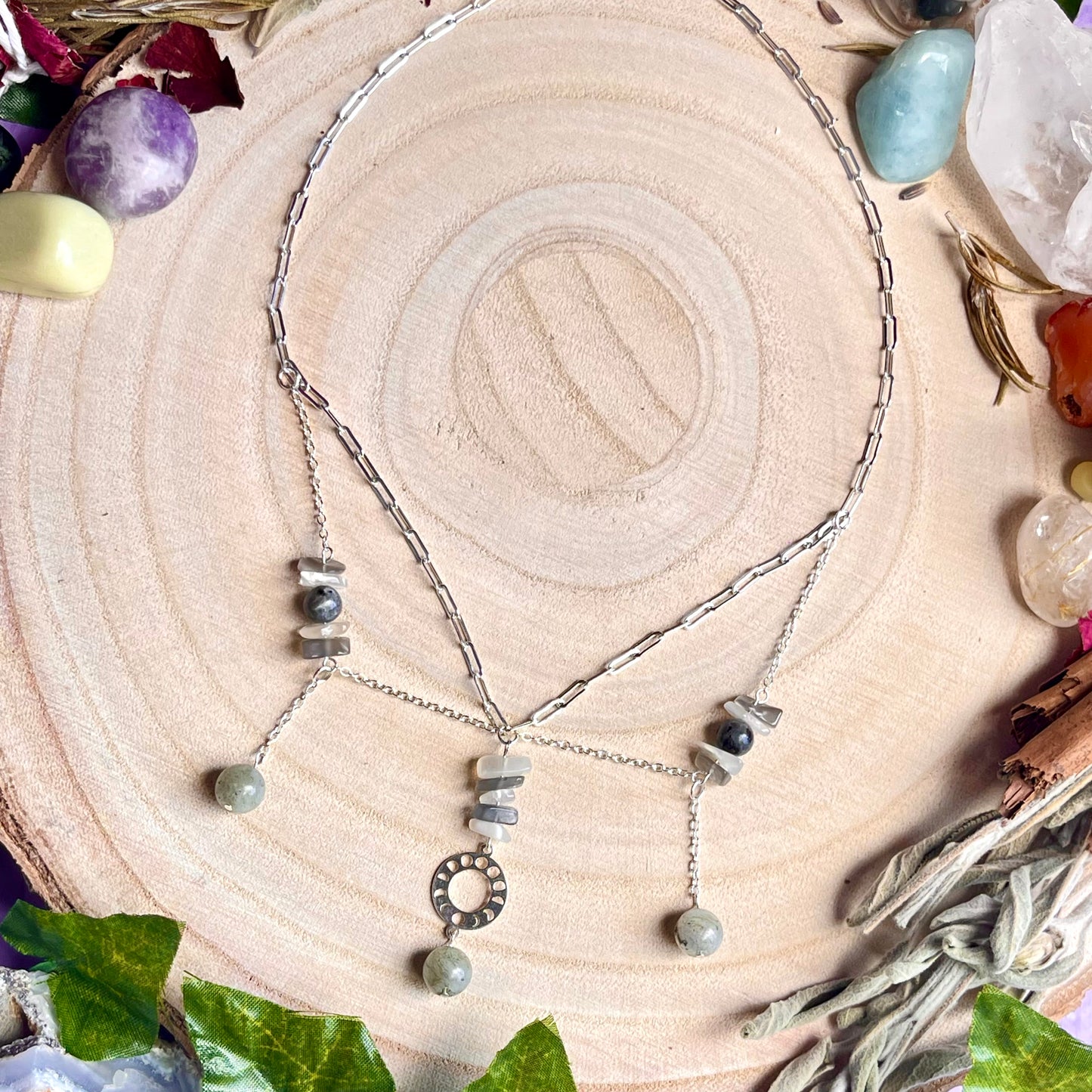 going through phases necklace