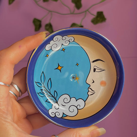 the moon celestial incense holder