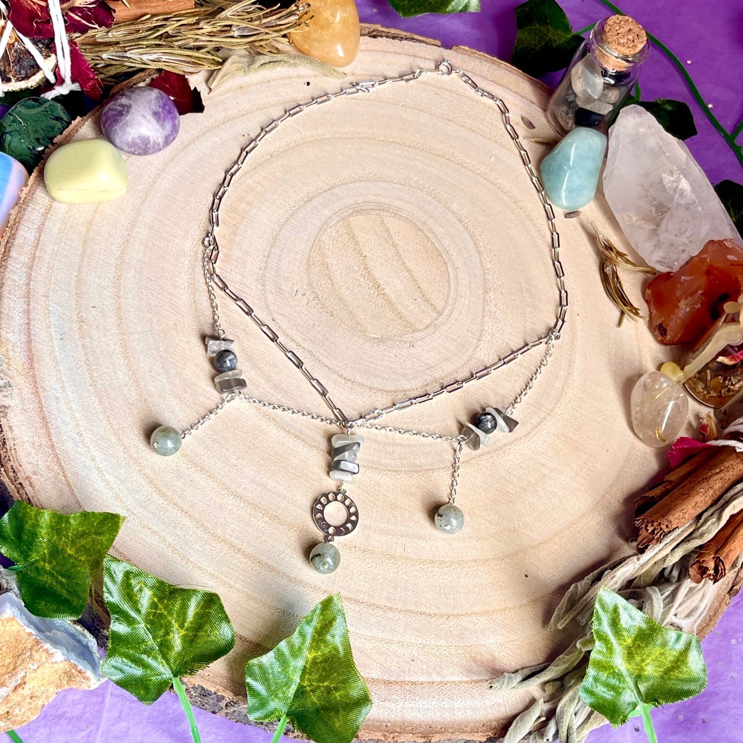 going through phases necklace