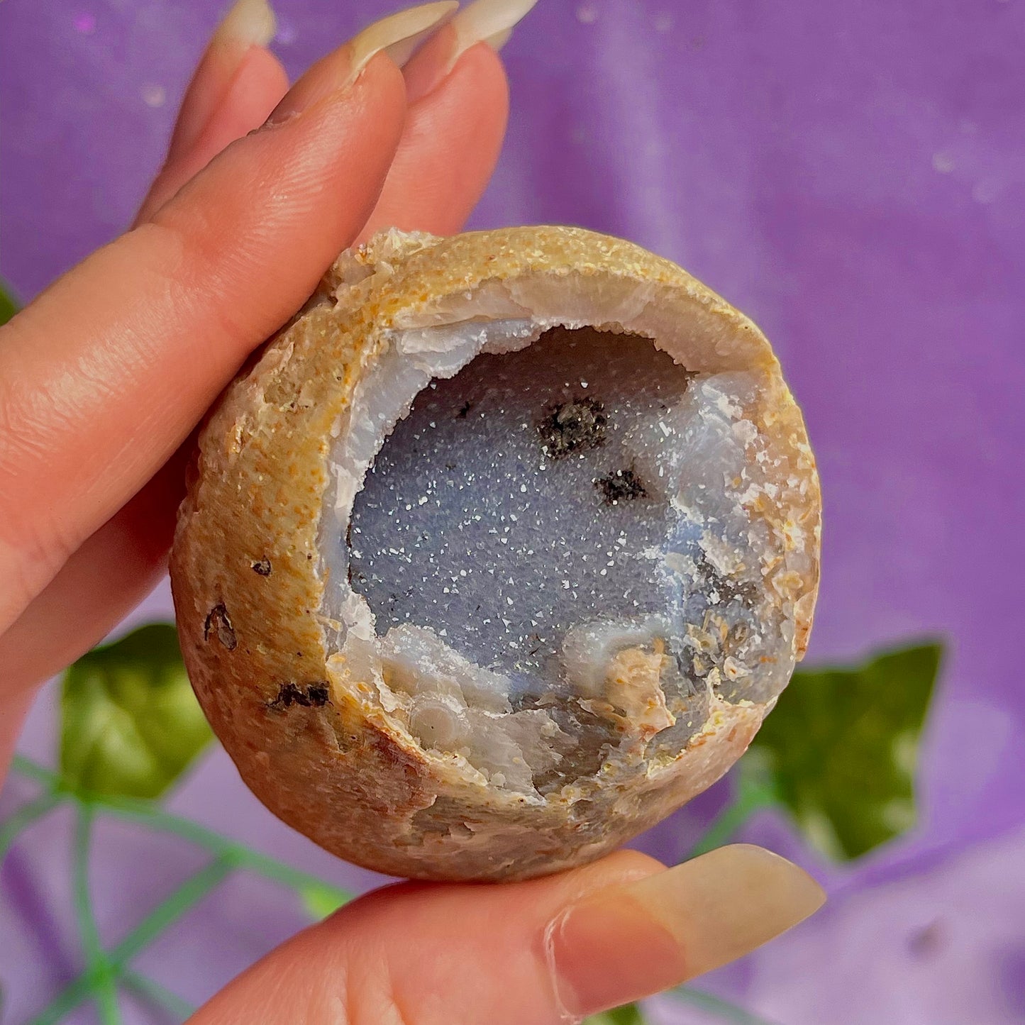 druzy agate geodes B1-5