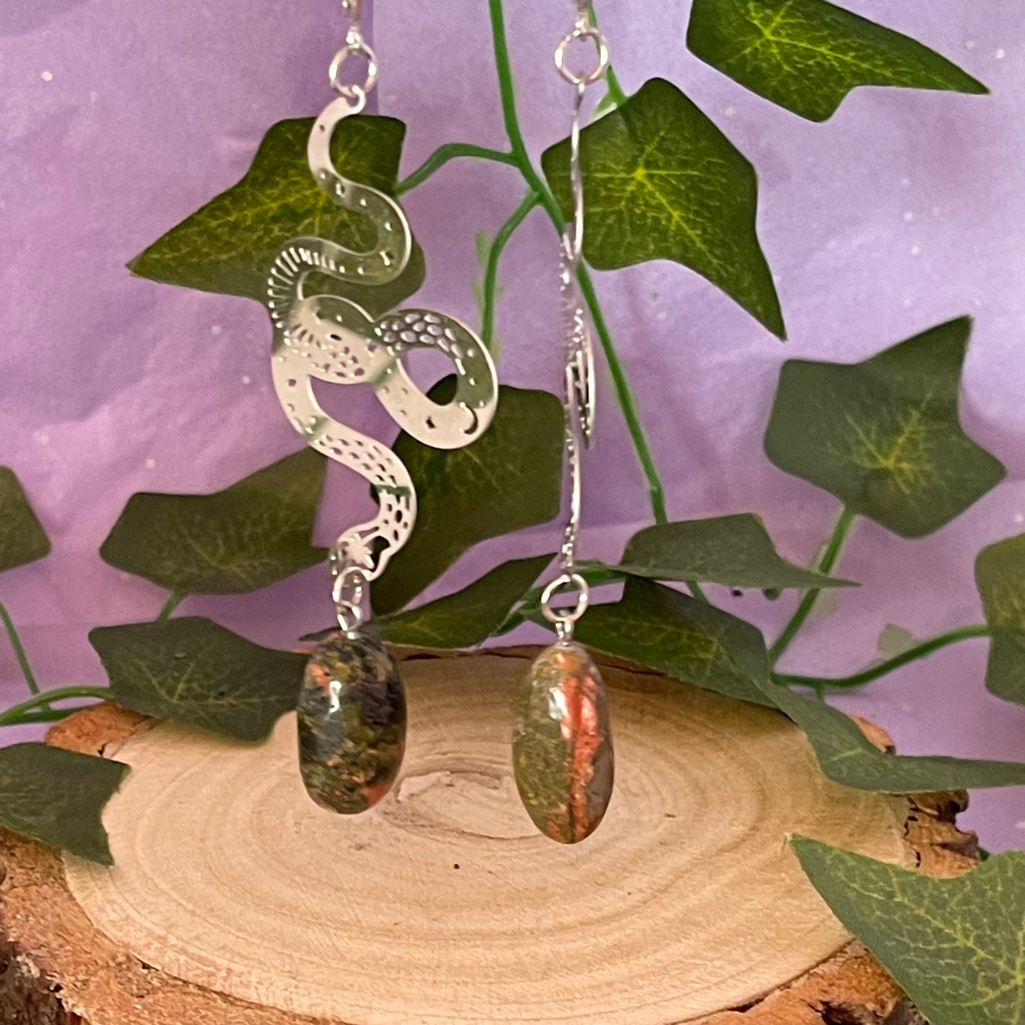 serpent earrings