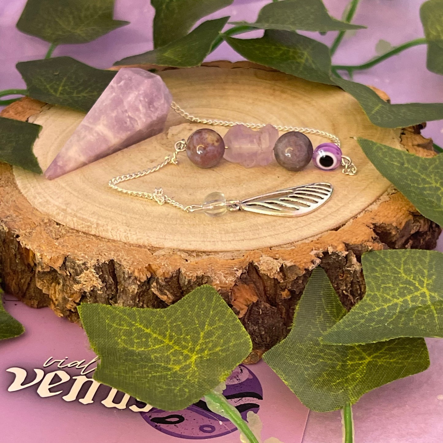 lepidolite pendulum