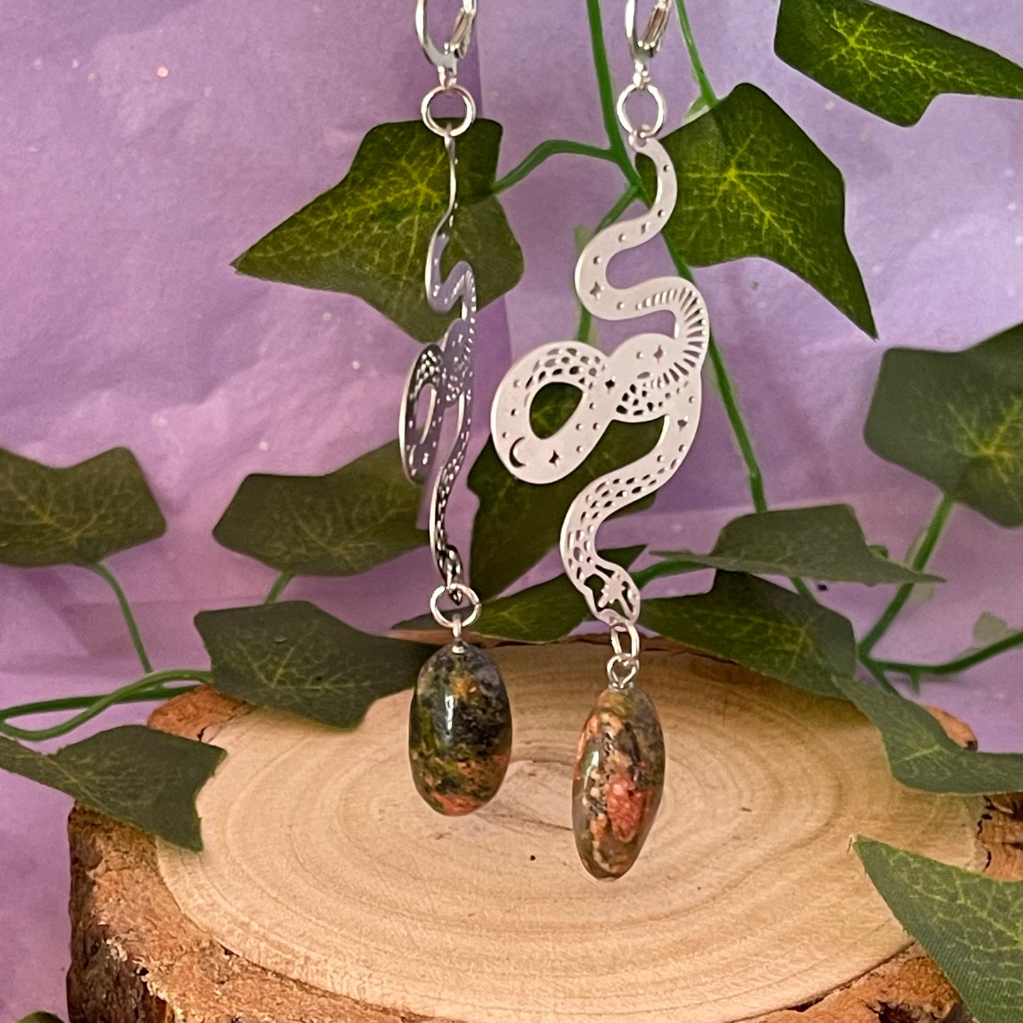 serpent earrings