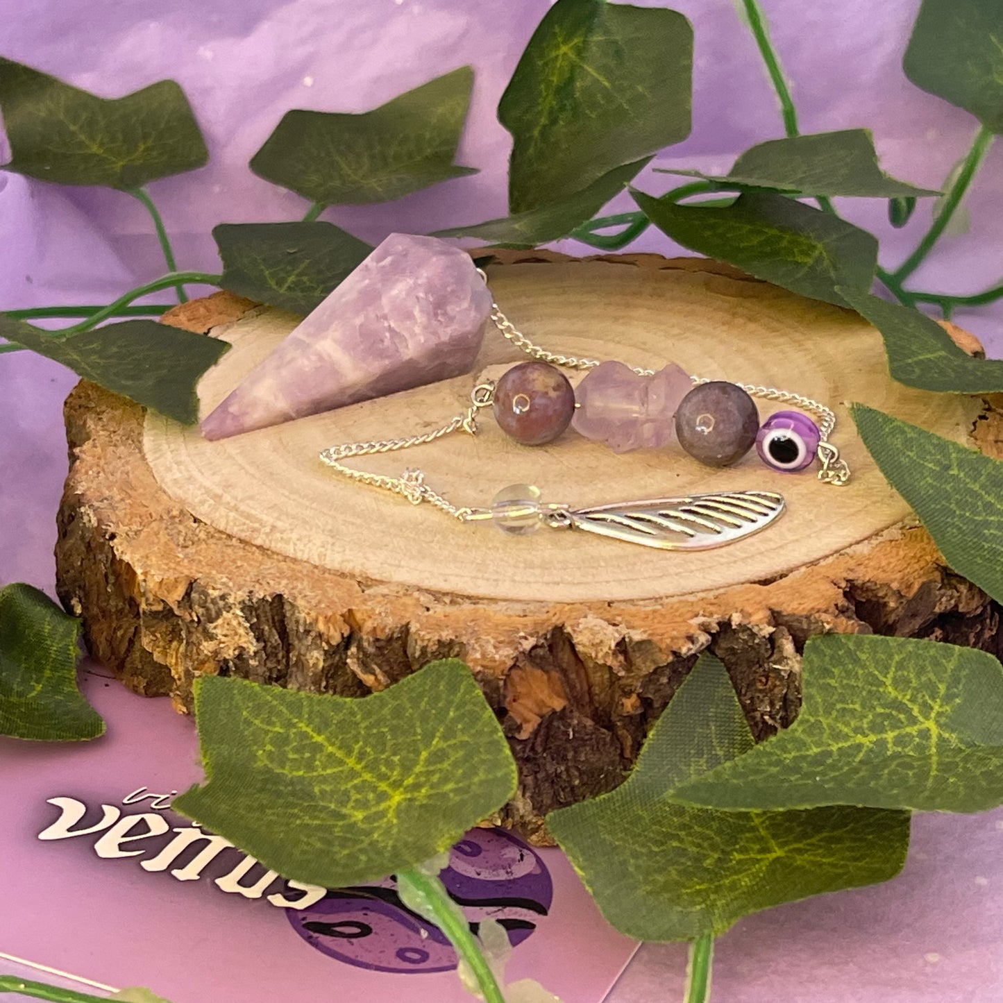 lepidolite pendulum