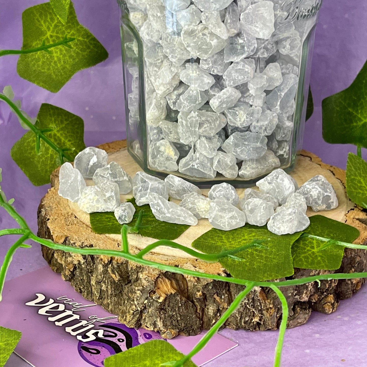celestite raw mini pieces (XS - 3pcs)