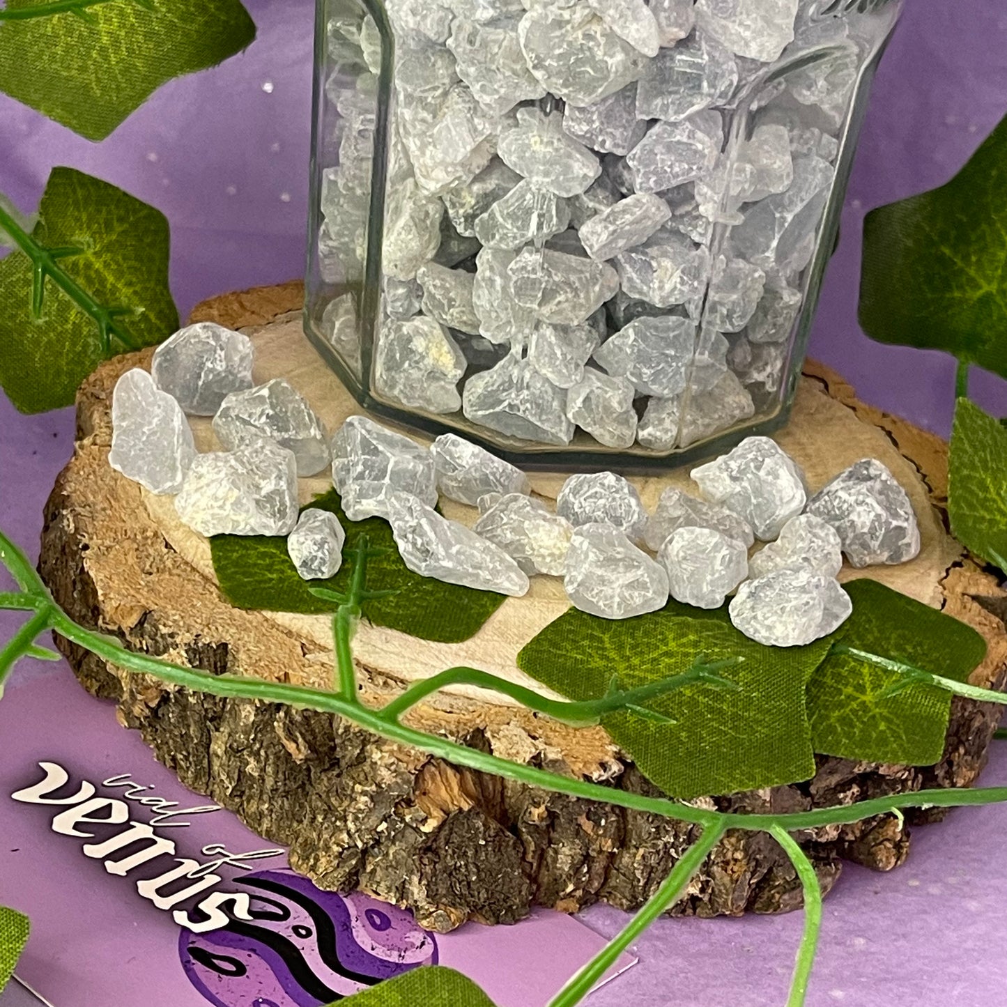 celestite raw mini pieces (XS - 3pcs)
