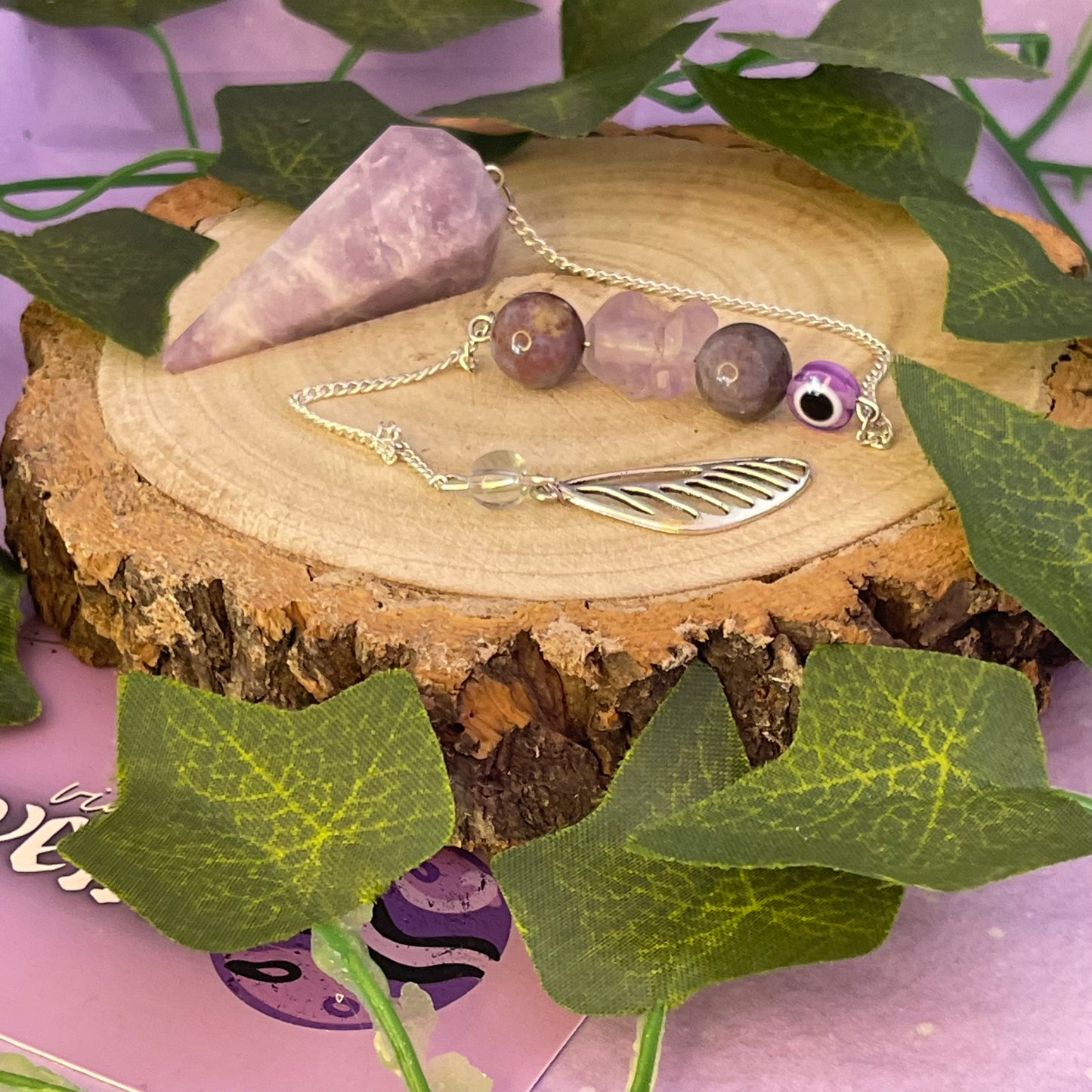 lepidolite pendulum