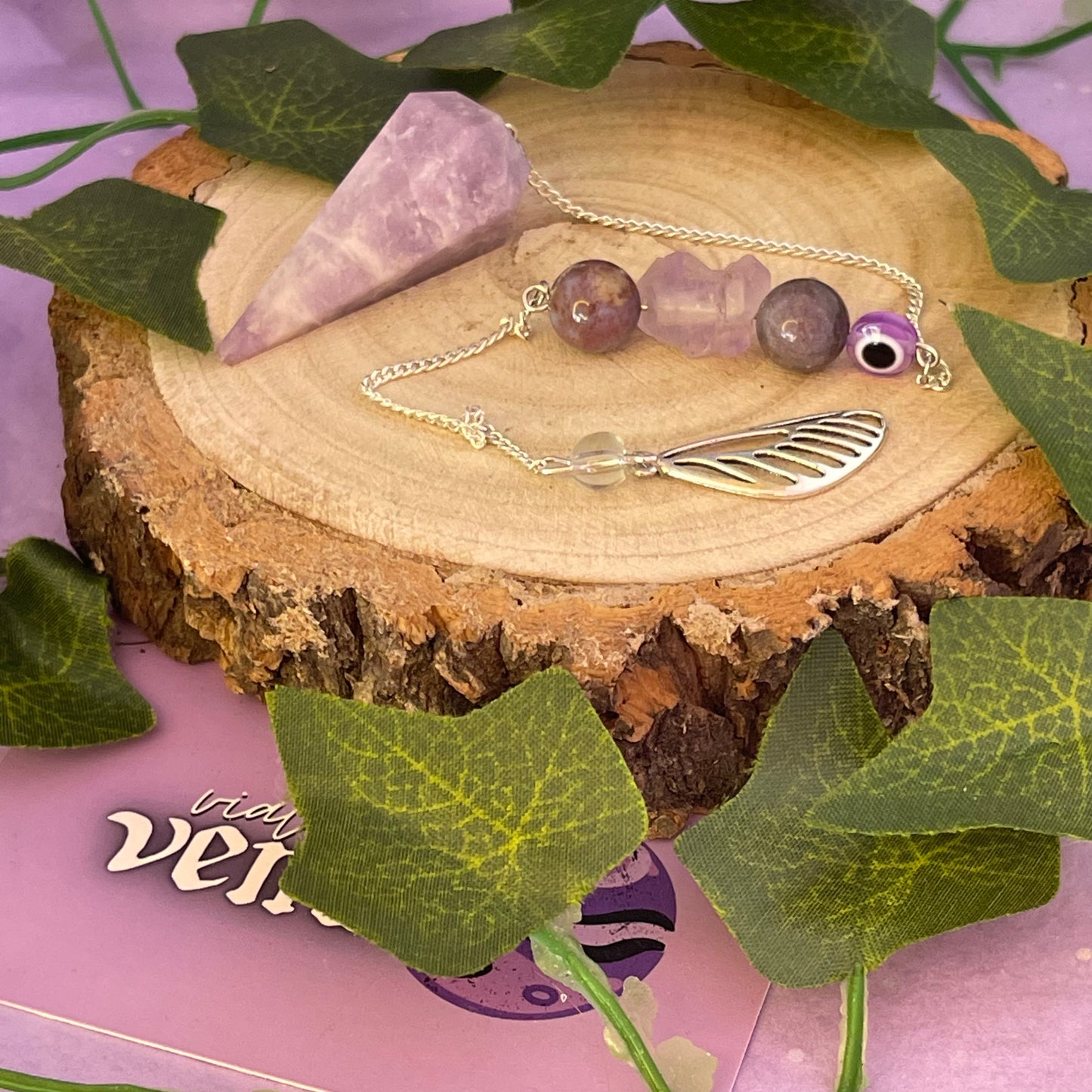 lepidolite pendulum