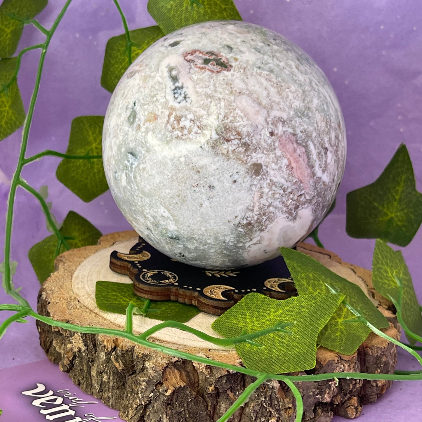 sea jasper sphere A 0.810kg