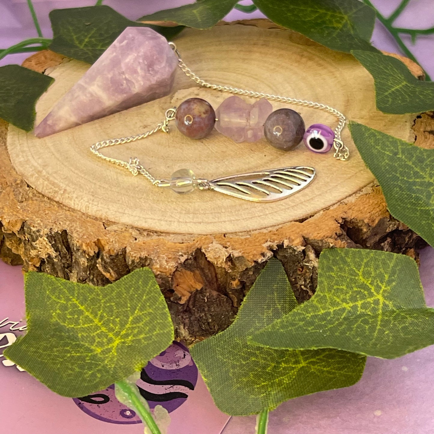 lepidolite pendulum