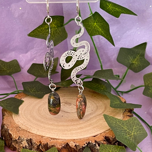 serpent earrings