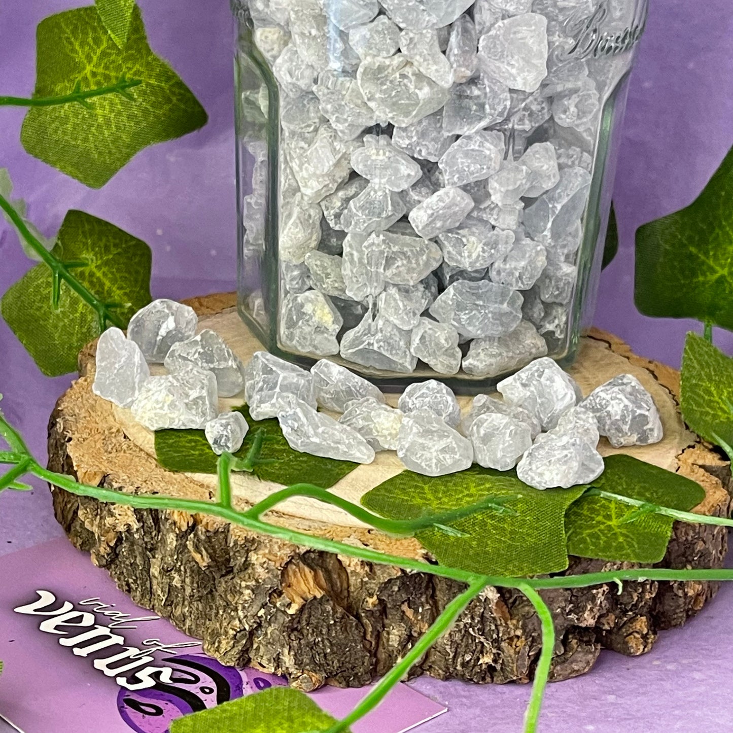 celestite raw mini pieces (XS - 3pcs)