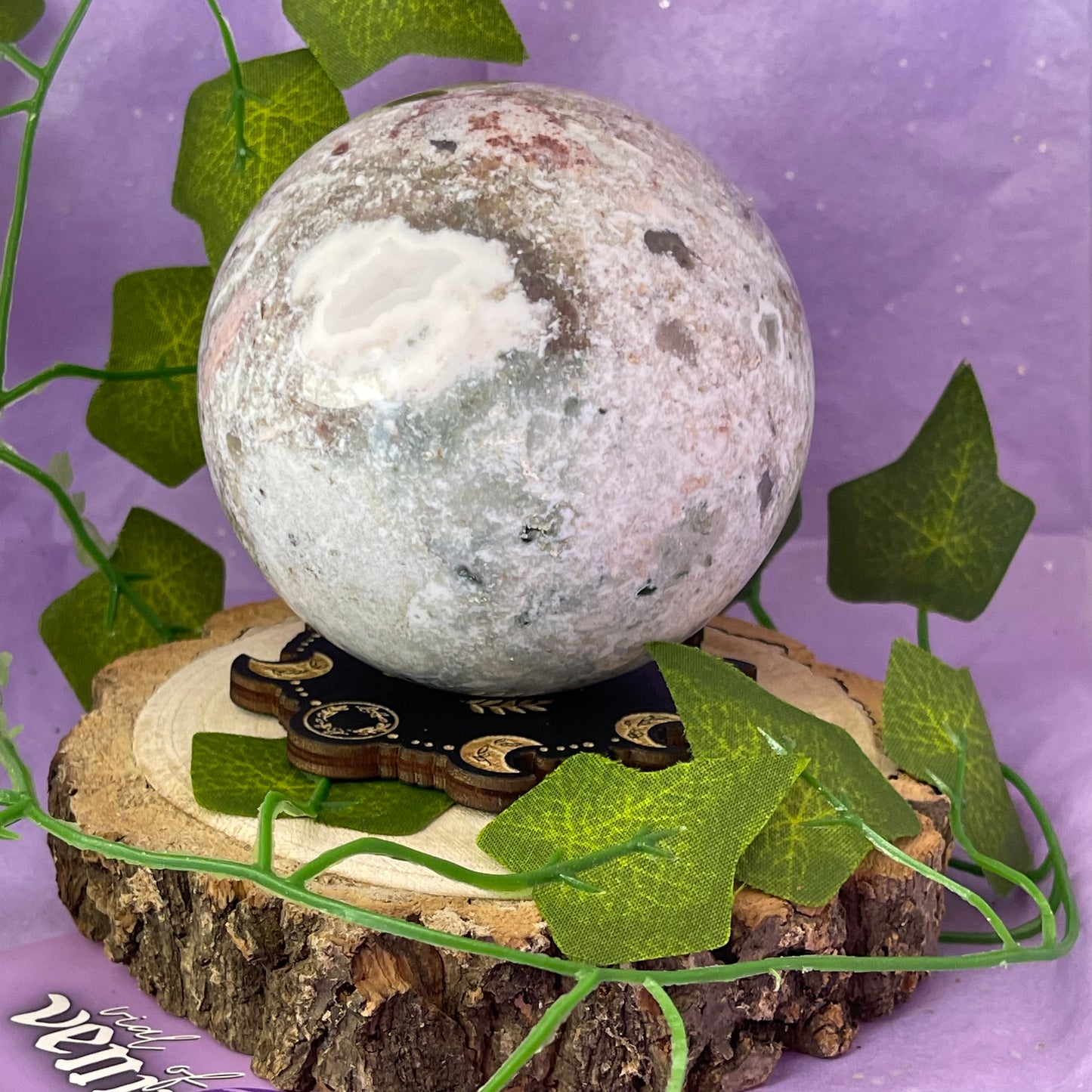 sea jasper sphere A 0.810kg
