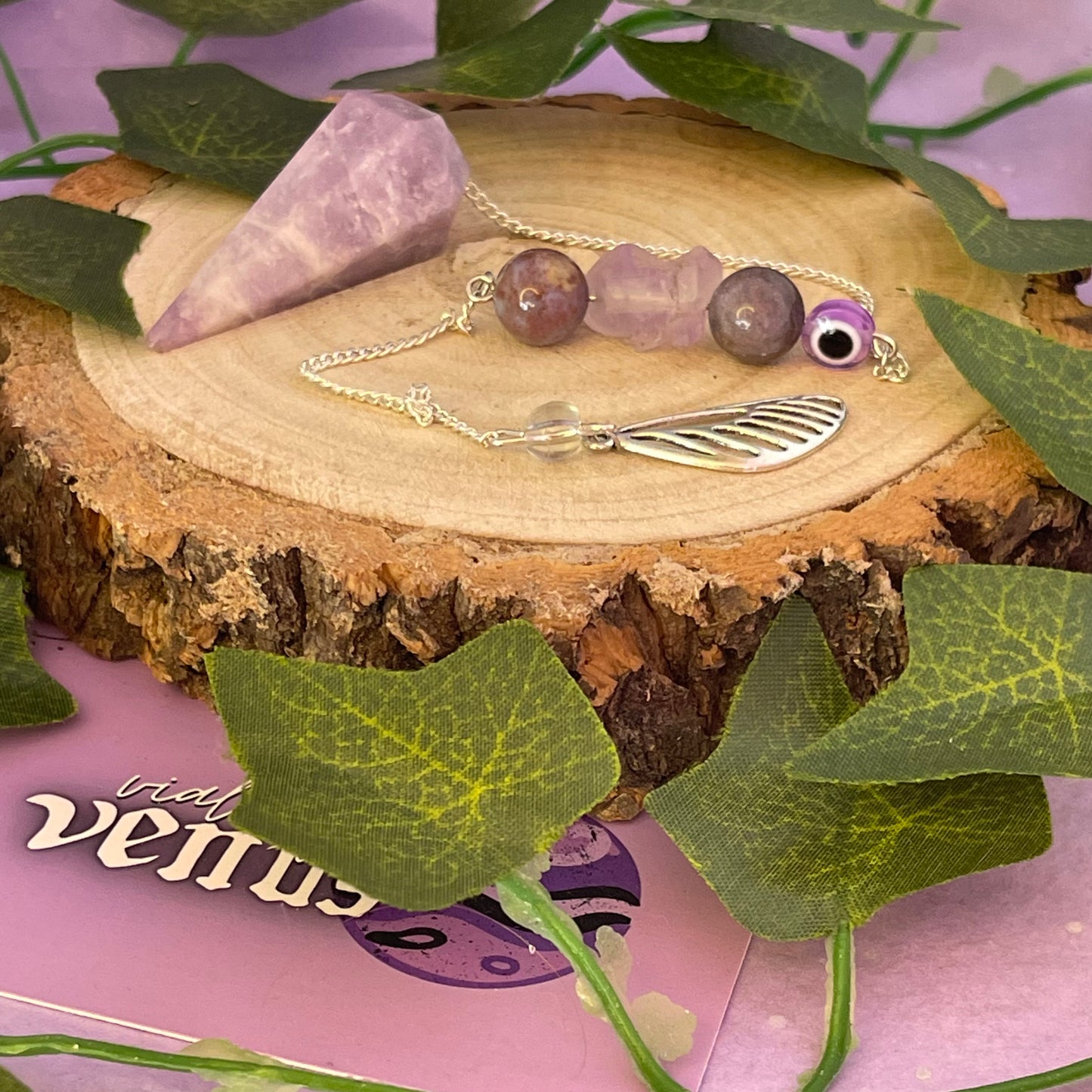 lepidolite pendulum