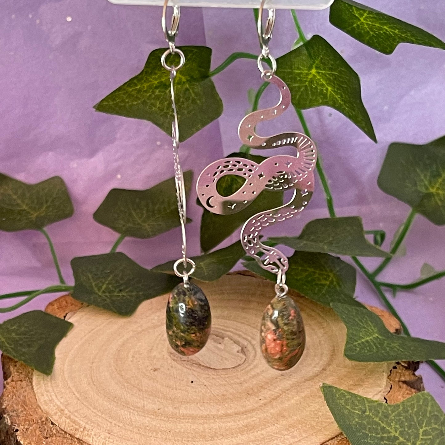 serpent earrings