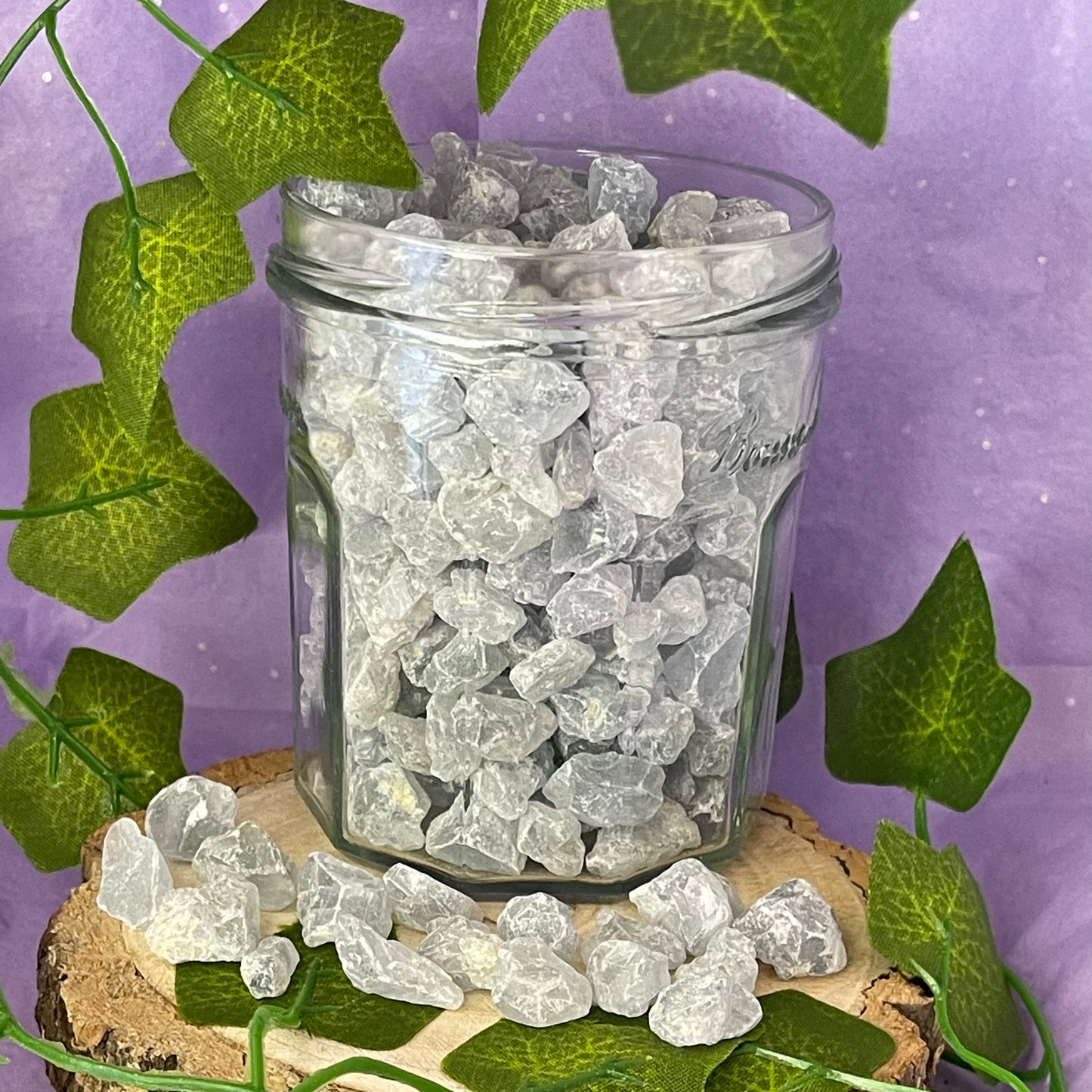 celestite raw mini pieces (XS - 3pcs)